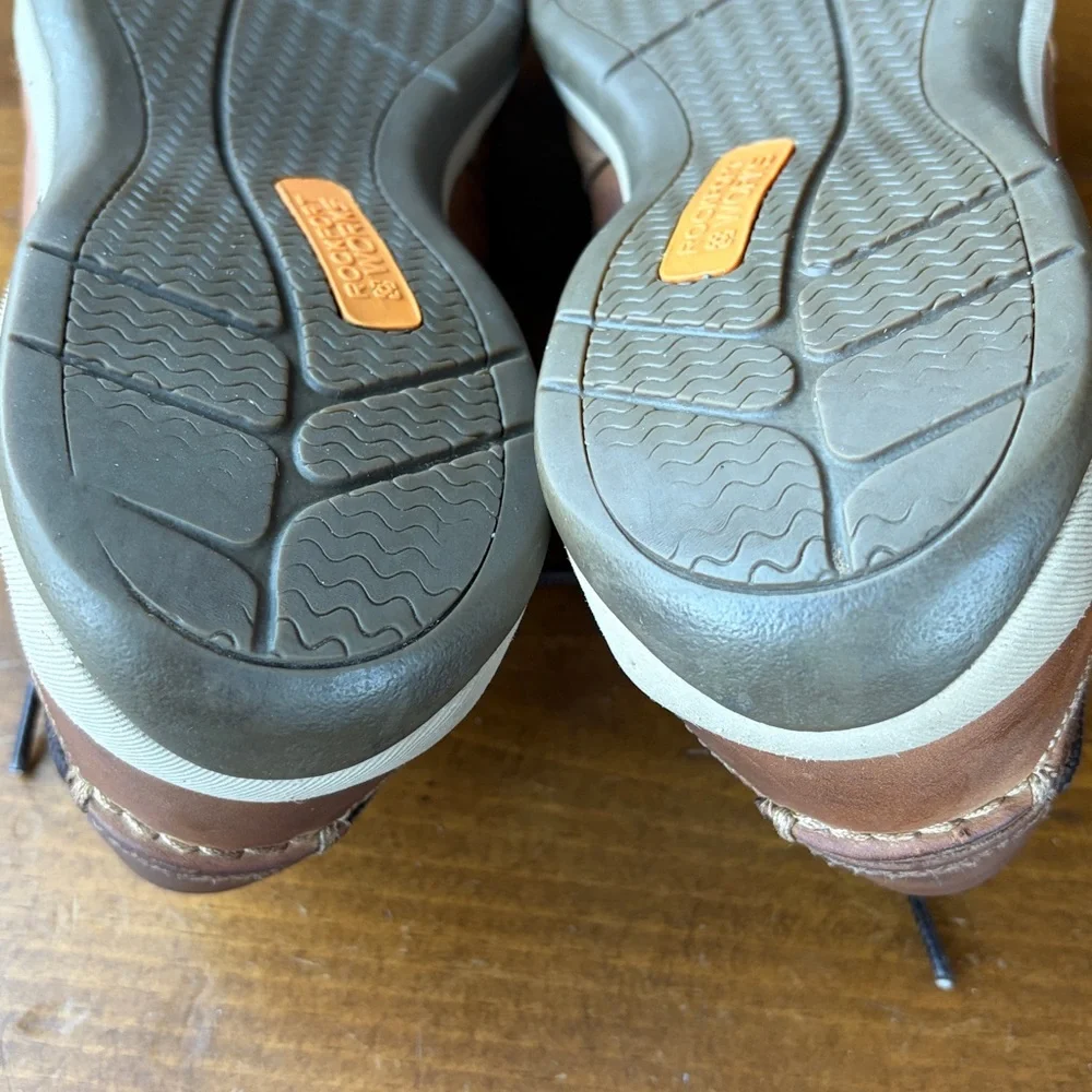 Rockport Works Steel Toe Boat Shoe Sz 11W